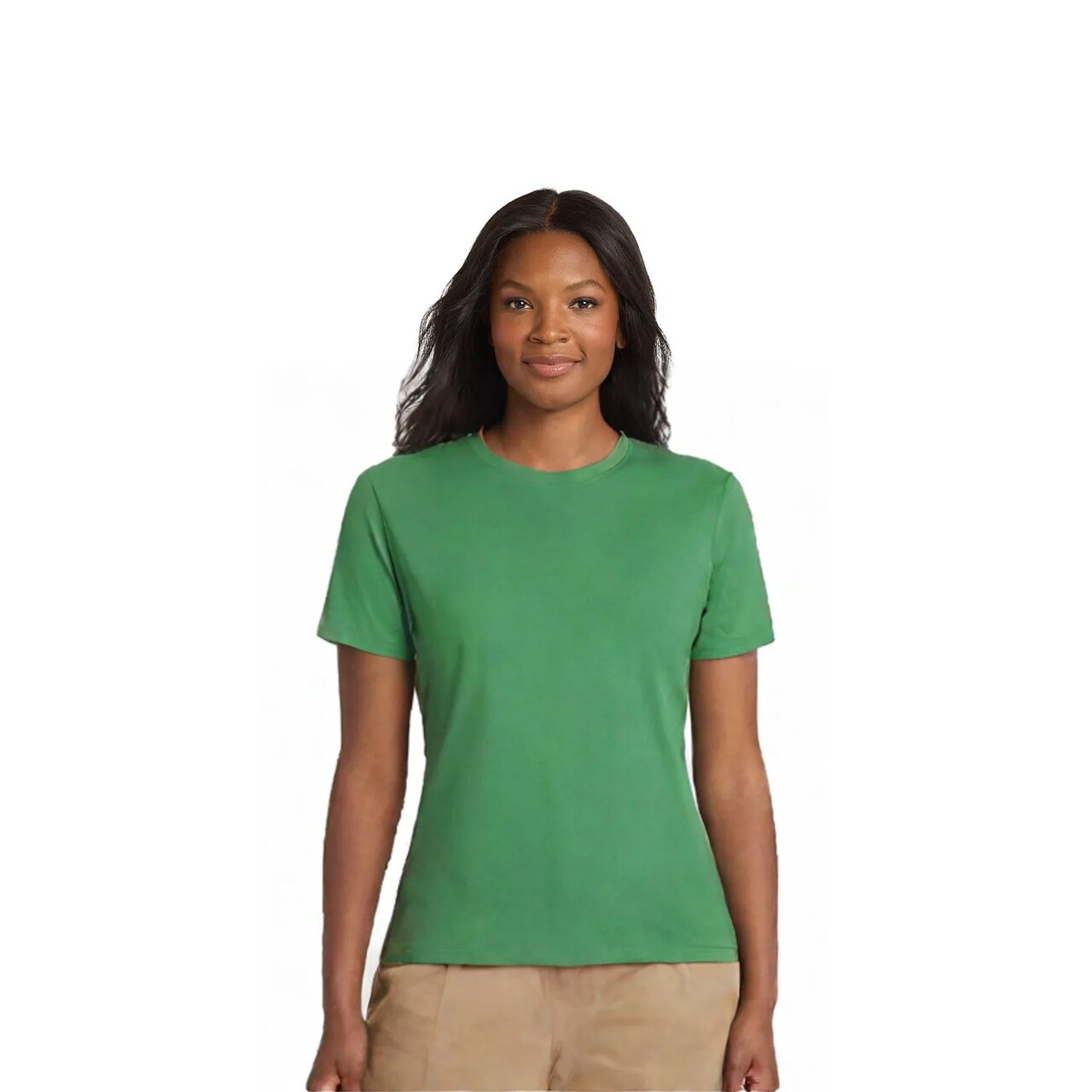 JERZEES Dri Power Heathered Crewneck T-Shirt for Sports Work & Everyday Wear